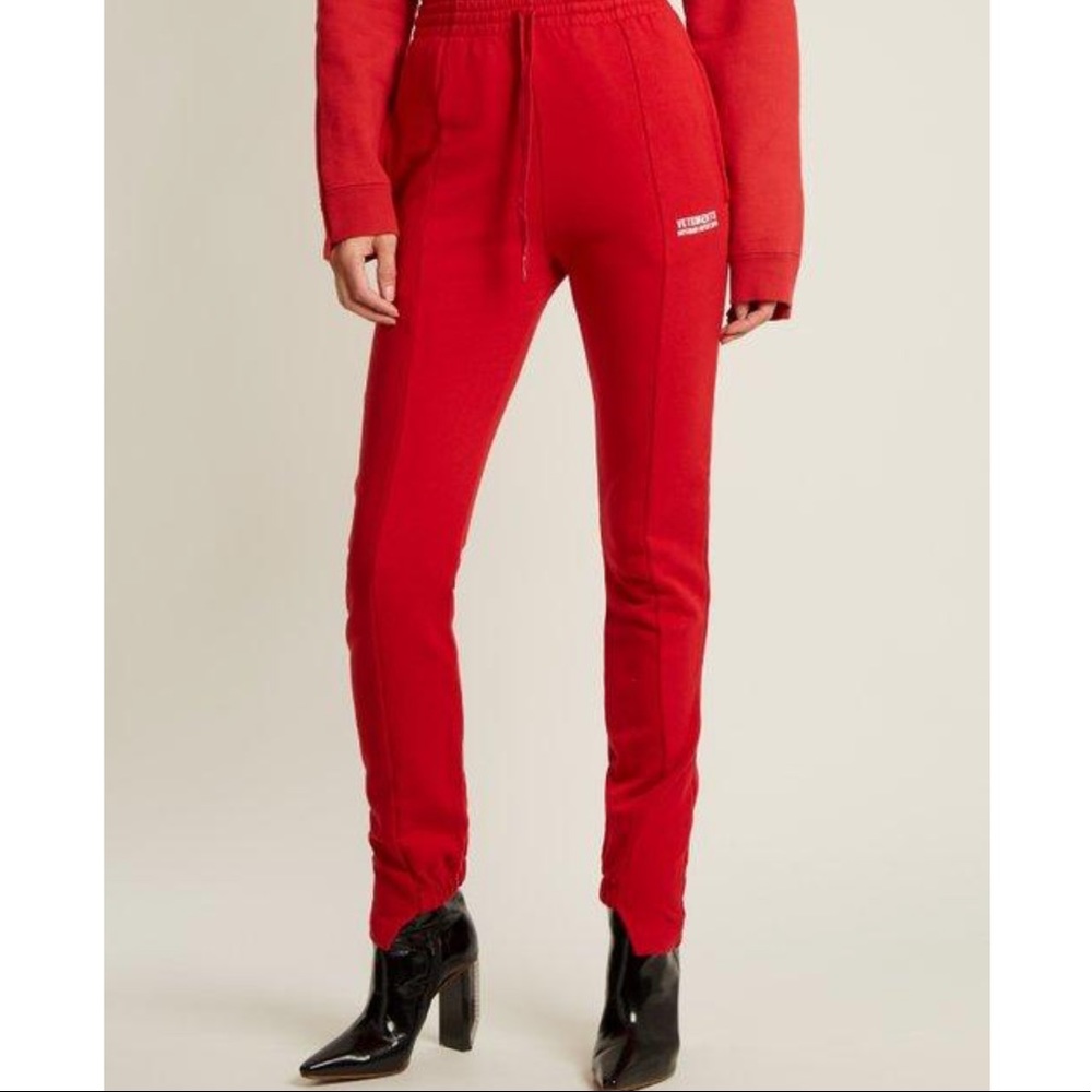 Vetements red sweatpants track pants M/L